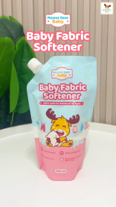 Moose Gear Baby Fabric Softener 4PACKS 500ml (Powder Scent) Hypoallergenic Fabcon Long Lasting Scent