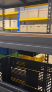 TTF Rack™ RAKKU RACK /Height 152-244cm Beige /Boltless Rack Black Warehouse Rack Office Rack Rak Besi Heavy Duty Rack
