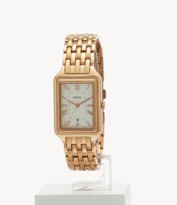Đồng hồ nữ Fossil Raquel dây kim loại mặt 23 MM màu vàng hồng ES5271