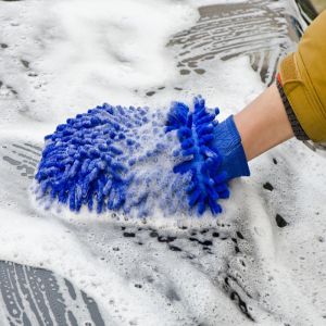 WASHING HAND GLOVE Car Wash Hand towel Cleaner Cloth CAR CARE Home Care