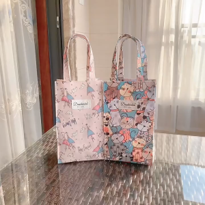 MUSASI Oxford Water Bottle Holder Hand Carrying Cute Print Insulated Cup Holder Portable Waterproof Umbrella Bag
