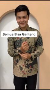 Kemeja batik pria lengan Modern - Batik Pria Lengan panjang
