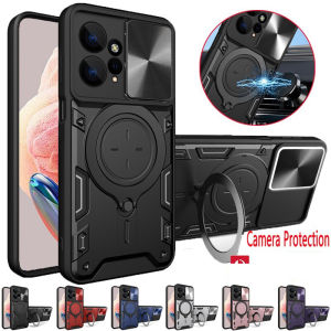 For Xiaomi POCO X5 X6 X7 F5 F6 F7 M6 M7 Pro Ultra 4G 5G Rugged Heavy Duty Case Ring Cover