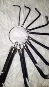 Hexagon Allen Key Wrench Set 🔥 Ready Stocks 🔥 8pcs / 10pcs on Key Ring l 1.5mm–10mm