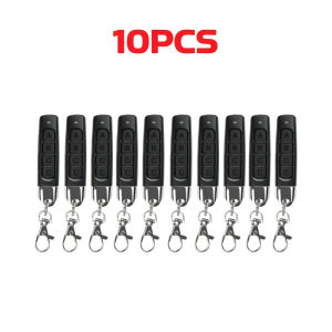 kebidumei | KEBIDUMEI 10PCS 433MHz Remote Control Duplicator Universal Remote Key Copy Replacement Garage Door Keychain 433MHz Transmitter