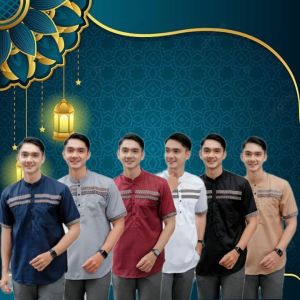 Baju Koko Pria Lengan Panjang