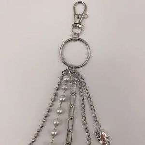 Fashion Punk Metal Pants Chain Hip Hop Waist Chain Cross Pendant Jeans Chain Men Women Accessories Gifts
