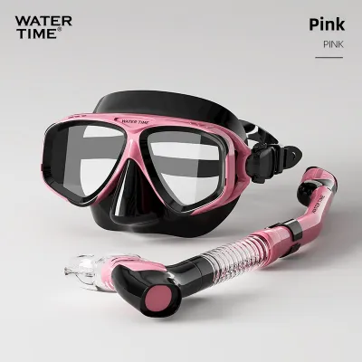 WATERTIME | Near-sighted Professional Underwater Diving Snorkeling Mask Set