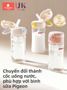 niniwalker | Direct Drinking Straw Cup Lid with Handle for PPSU or Glass Baby Bottles