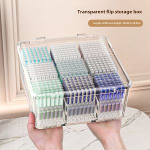 Acrylic Essence Storage Box Dustproof Ampoule Cosmetic Perfume Sample Makeup Skin Care Small Item Organizer Desktop Accessory