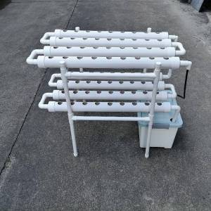 PVC Tube Hydroponic Growing Rack Two-layer