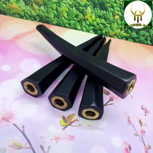 pipa once padutan kayu galih kelor hitam model segi 6 L69