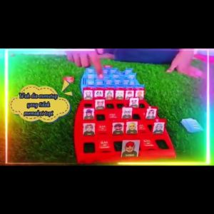 Mainan anak laki laki perempuan board game tebak gambar orang who is it