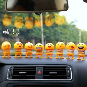 Car Funny Shake Head Doll Interior Decoration Car Ornaments Cute Simulation Lovely Toy Car Stylin