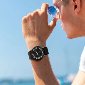 Silicone Strap for Samsung Galaxy Watch 6 Classic 47mm 43mm Wristband Watch 5 Pro 45mm/Galaxy Watch 4 Classic 46mm 42mm Women Men Galaxy Watch 6/5/4 44mm 40mm Sport Band