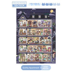 GILL&LILL | Adult Challenging Intelligence Handmade Flat Puzzle 1000 Pieces