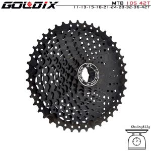 GOLDIX Đen MTB Cassette Freewheel 8/9/10/11/12 Tốc Độ Tương Thích Với Shimano/SRAM 40/42/46/50/50T K7 Xe Đạp Con Quay Bộ