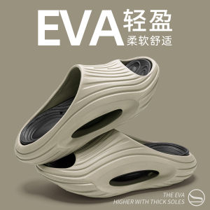 รองเท้าแตะส้นหนาสำหรับกลางแจ้งกันลื่น กันแบคทีเรีย กลิ่นปานกลาง สำหรับผู้ชายและผู้หญิง รองเท้าแตะแบบสวมสบายในช่วงฤดูร้อน