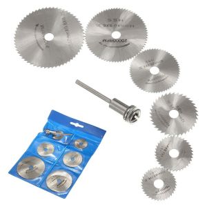 Mini HSS Metal Cutter Circular Saw Disc Wheel Blade Woodworking Durable Precision Cut Mandrel Mini Rotary Tool Accssory Set