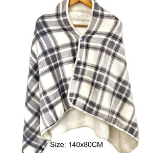 Wearable USB Heating Blanket Heated Shawl 3 Gears Multi-temp Knee Wrap Shawl Knee Warmer for Home Office Use Warm & Comfy