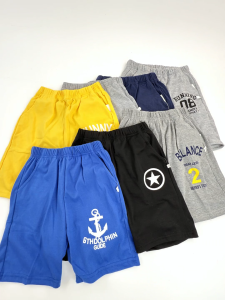 【พร้อมส่งจากกรุงเทพ】🚀 กางเกงขาสั้นเด็กชาย ผ้าฝ้าย 100% เอวยืดหยุ่น เหมาะสำหรับอายุ 7-15 ปี