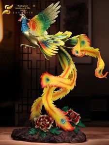 sanstyle | Creative Copper Phoenix Display Decor