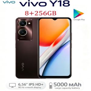 vivo | 2026 Model Year All-New Global Edition VIVO Y18 8GB + 256GB 5000mAh Large-Screen Android Smartphone