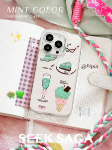 Pipia Original Mirror Surface Protective Phone Case for iPhone 16 Dual Layer Creative Minimalist Personalized Ins Style