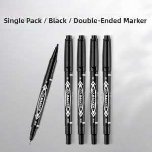 Long Nose Marking Pen for Construction Site Special Use Oil Based Tile Black Red Extended Line Drawing Waterproof Oil Resistant Non Fading