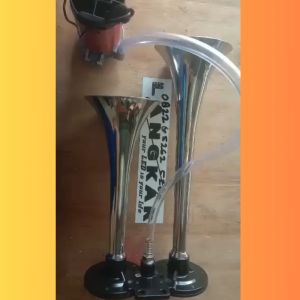 COD KIRIM CEPAT You Lian Klakson Trompet Mobil Truk Super Keras Dual Air Horn 150dB 24V - JD2912