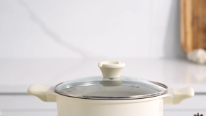 Redchef Nonstick Ceramic Rock Casserole Soup Pot  Die-Cast Cooware with Lid 20/24cm No PFAS& PTFE& PFOA Suitable for All Stoves Induction Sauce Pot