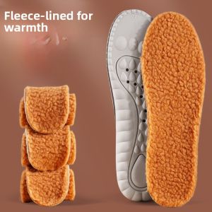 XIANZHAO | Ladies Special Latex Warm Shoe Insoles Winter Lamb Velvet Fleece Thickened Anti-Cold Anti-Slip Long Standing Not Tired