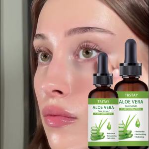 TRSTAY Aloe Vera Facial Serum Plant Extract Moisturizing Soothing Gentle Face Care Soft Radiant Clear Skin Pelembap Kulit Semua Jenis Kulit
