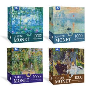 ภาพวาด Monet 1000 ชิ้น ดอกบัว พระอาทิตย์ขึ้น ภาพวาด ภาพพิมพ์ กระดานจigsaw กระดานจigsaw ภาพวาด กระดานจigsaw ดอกบัว Monet