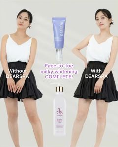 (DEARSPA) In Shower Tone Up Cream 300ml | Meme Face Tone Up Cream 50ml - COCOMO
