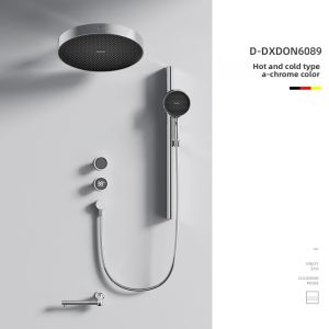DXD | Digital Thermostatic Concealed Shower Set with Large Waterfall Spray Head