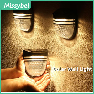 LED solar wall lamp outdoor waterproof outdoor lamp solar charging lawn fence lamp home garden courtyard lighting landscape decoration lamp