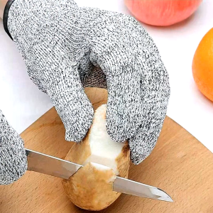 Level 5 Cut & Stab Resistant Gloves - Food Grade Stainless Steel Mesh for Kitchen/Butcher Safety