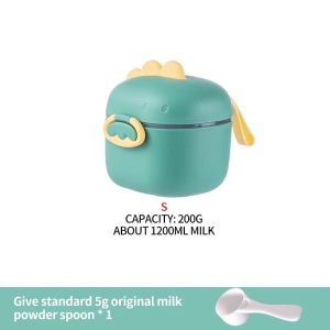 Dinosaur Baby Milk Powder Storage Dispenser Portable Travel Milk Powder Box