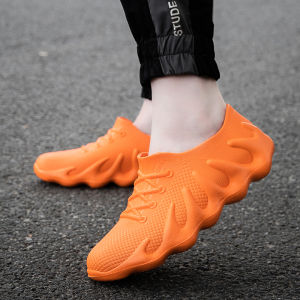 Waterproof Anti-Slip Rubber Boats for Women and Men Fashionable Sport Shoes with Fleece Lining for Summer