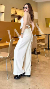 รหัสA38 เซ็ตSpicy Glow-สีขาว ได้ทั้งความแซ่บ เทสดี เรียบหรู ดีไซน์เก๋ ใส่แล้วสวย งานผ้าโซดา นิ่ม สบายคล่องตัว