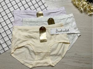 [ BRABRALAH ] (3 HELAI RM 9.9 ) Seluar Dalam Wanita  50KG-60KG   Cotton #3041 Ladies Panties  45-55 Kolor Kotton Spender