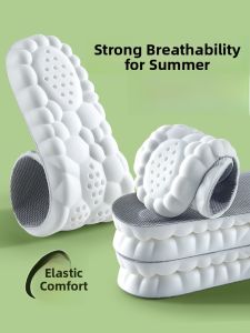 XIANZHAO | Summer Special Sports Shock Absorption Insoles Mens Sweat Absorbent Breathable Soft Comfortable Massage Thickened Womens Long Standing Not Tired