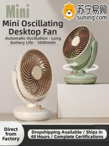 Desktop Small Fan 2024 New USB Charging Office Cooling Mini Air Conditioner Plastic Material Compact Size for Business Use