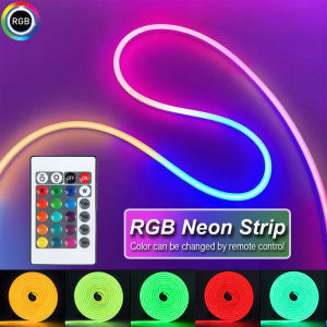 RGB Neon LED Strip Lights USB 5V Strip IP65 Waterproof Control Led Flexible Diode Decoration For Home Living Room Decor Lighting