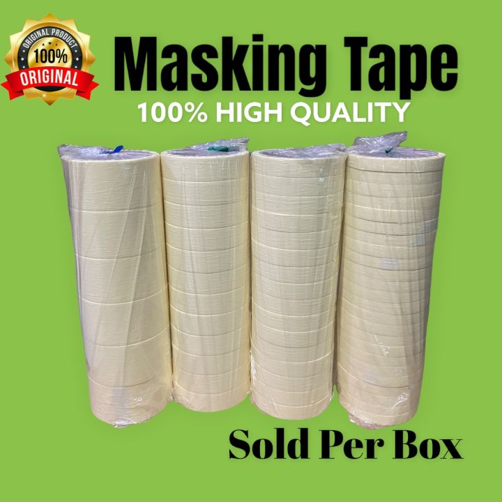Masking Per Box Masking Tape (Different Sizes) EXCELLO BRAND sold per Box | Lazada PH