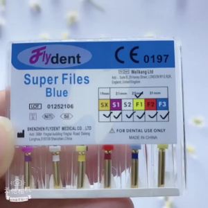 Dental SX-F3 Super Blue Files Heat Activated Niti Root Canal File Dentist Tools Endodontic Dental Rotary Files