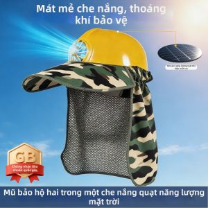 Mũ Bảo Hộ Chống Nắng cho Công Nhân Xây Dựng