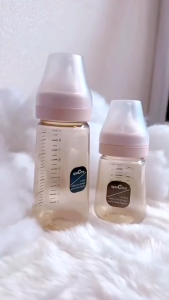 Bình sữa PPSU cổ rộng Spectra 260ml (Thân bình Vàng/ Xanh đen)