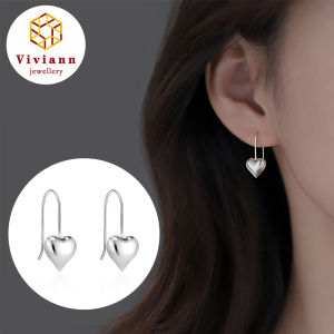 Viviann Original Design 925 Sterling Silver Love Earrings Female New Premium Earrings Summer 925 Sterling Silver Stud Earrings Fashion Jewelry For Women Christmas Gift Female pendientes